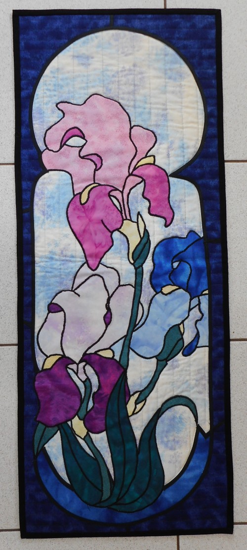 Stained Glass Applique Wall Hanging